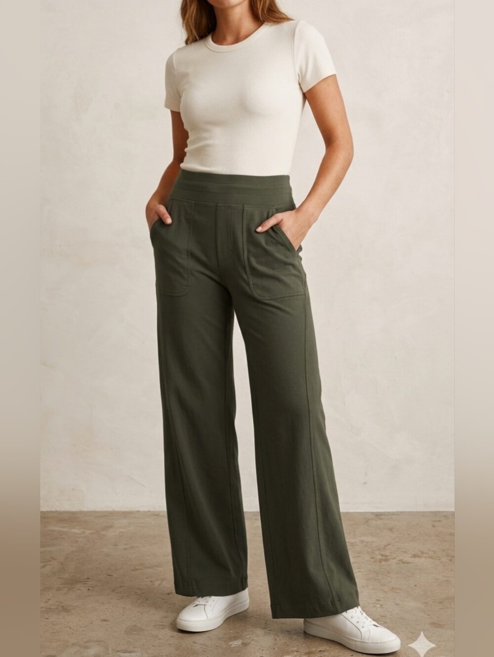 5 For $25✨️ Lululemon Athletica Dark Green Sweat Pants Medium/Large